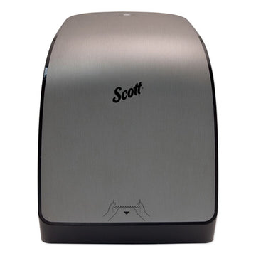 Scott® Pro Mod Manual Hard Roll Towel Dispenser, 12.66 X 9.18 X 16.44, Brushed Metallic freeshipping - TVN Wholesale